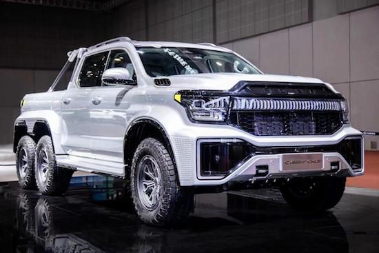 The 2023 passenger gun was officially listed at 126,800 yuan, and the strongest pickup lineup appeared at the Shanghai Auto Show _fororder_image013.