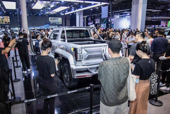 The 2023 passenger gun was officially listed at 126,800 yuan, and the strongest pickup lineup appeared at the Shanghai Auto Show _fororder_image014.